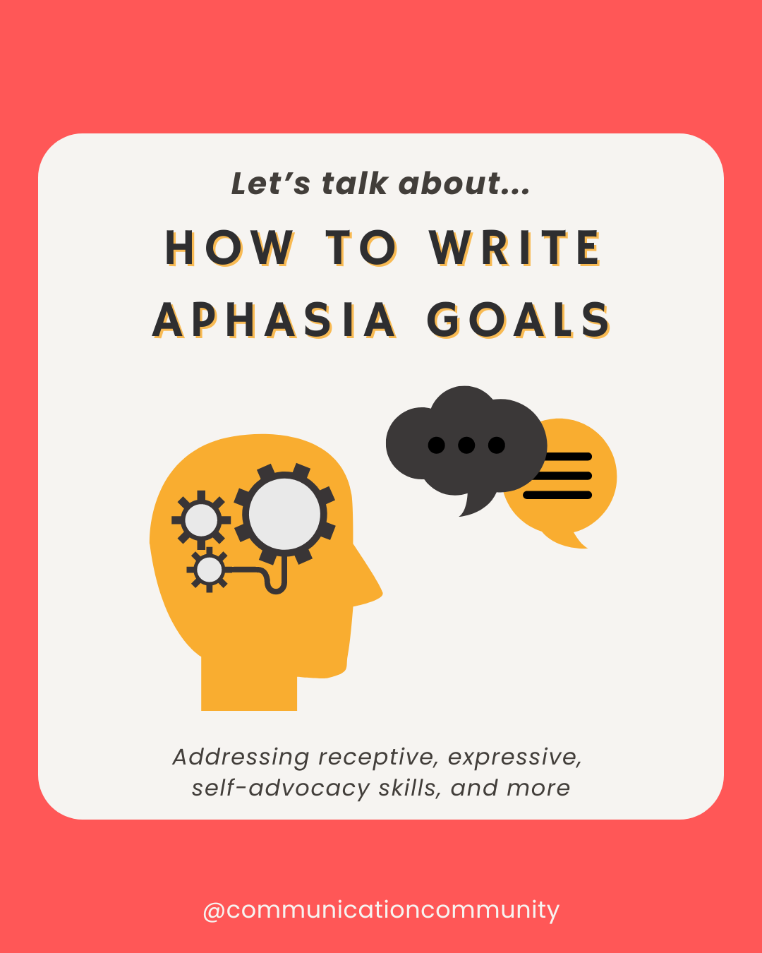 How to Write Aphasia Goals [with goal bank]