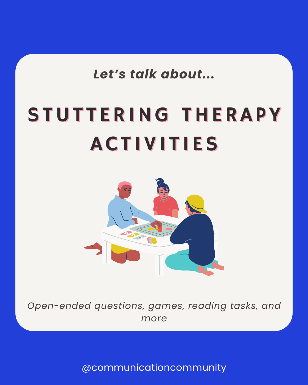 5 Stuttering Therapy Activities