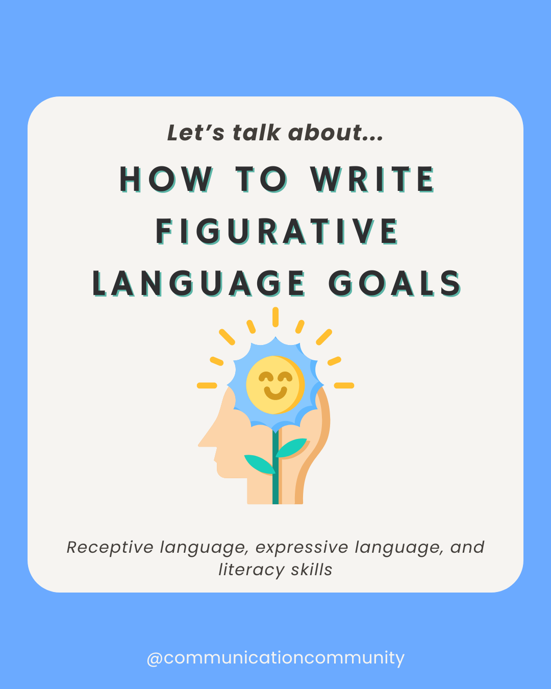 How to Write Figurative Language Goals [with goal bank]