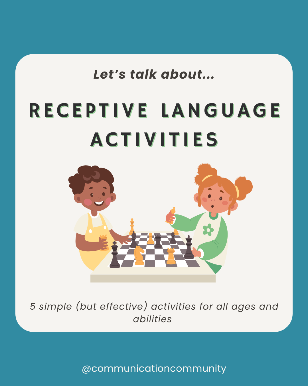 5 Simple (but effective) Receptive Language Activities