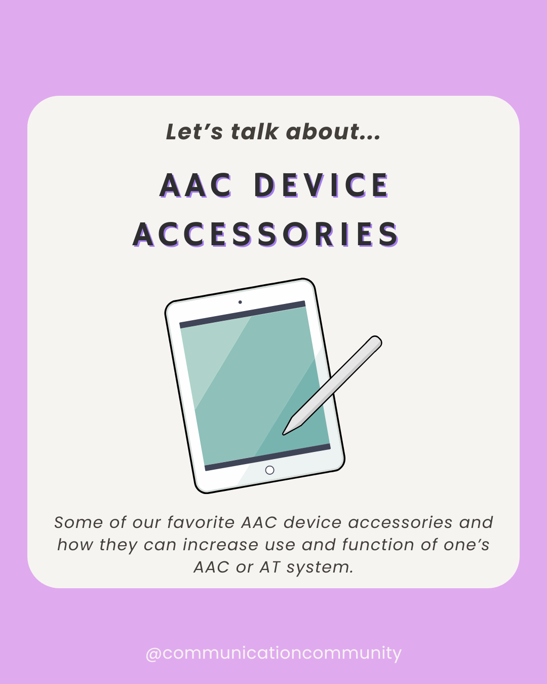 AAC Device Accessories [Cases, Straps, Mounts, & More]