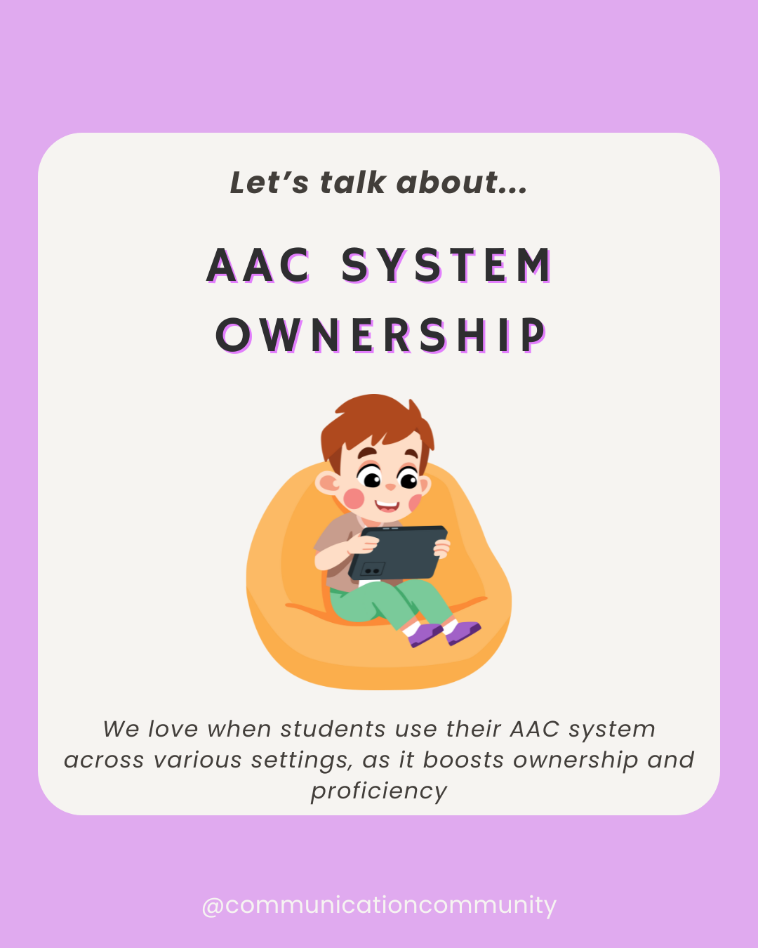 AAC System Ownership: Why is it important?