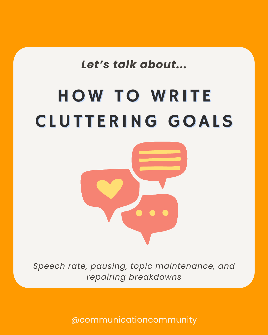 How to Write Cluttering Goals [with goal bank]