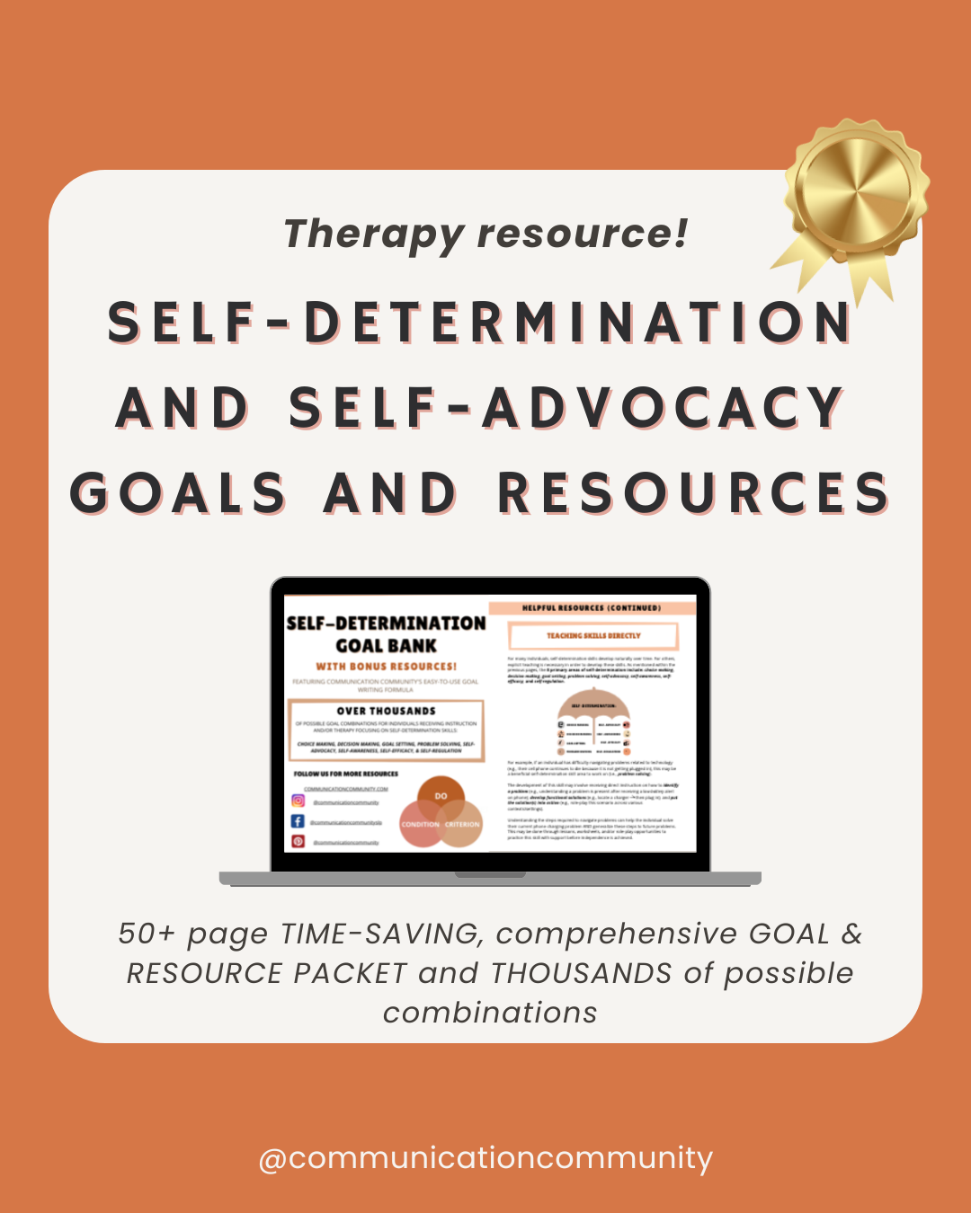 Self-Determination and Self-Advocacy Goals and Resources