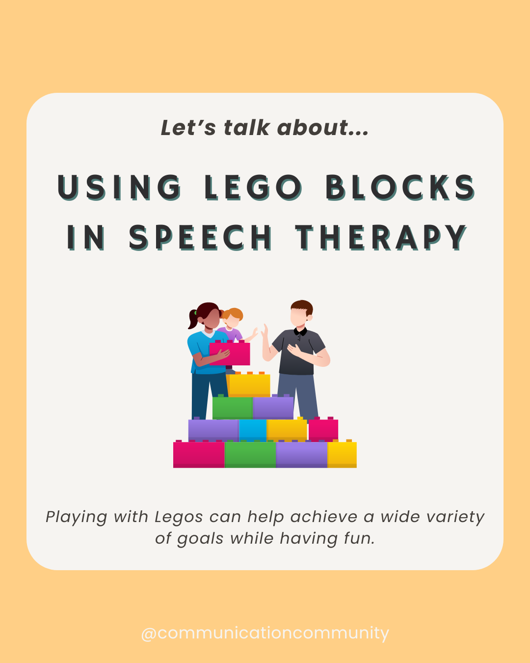 Using LEGO Blocks in Speech Therapy