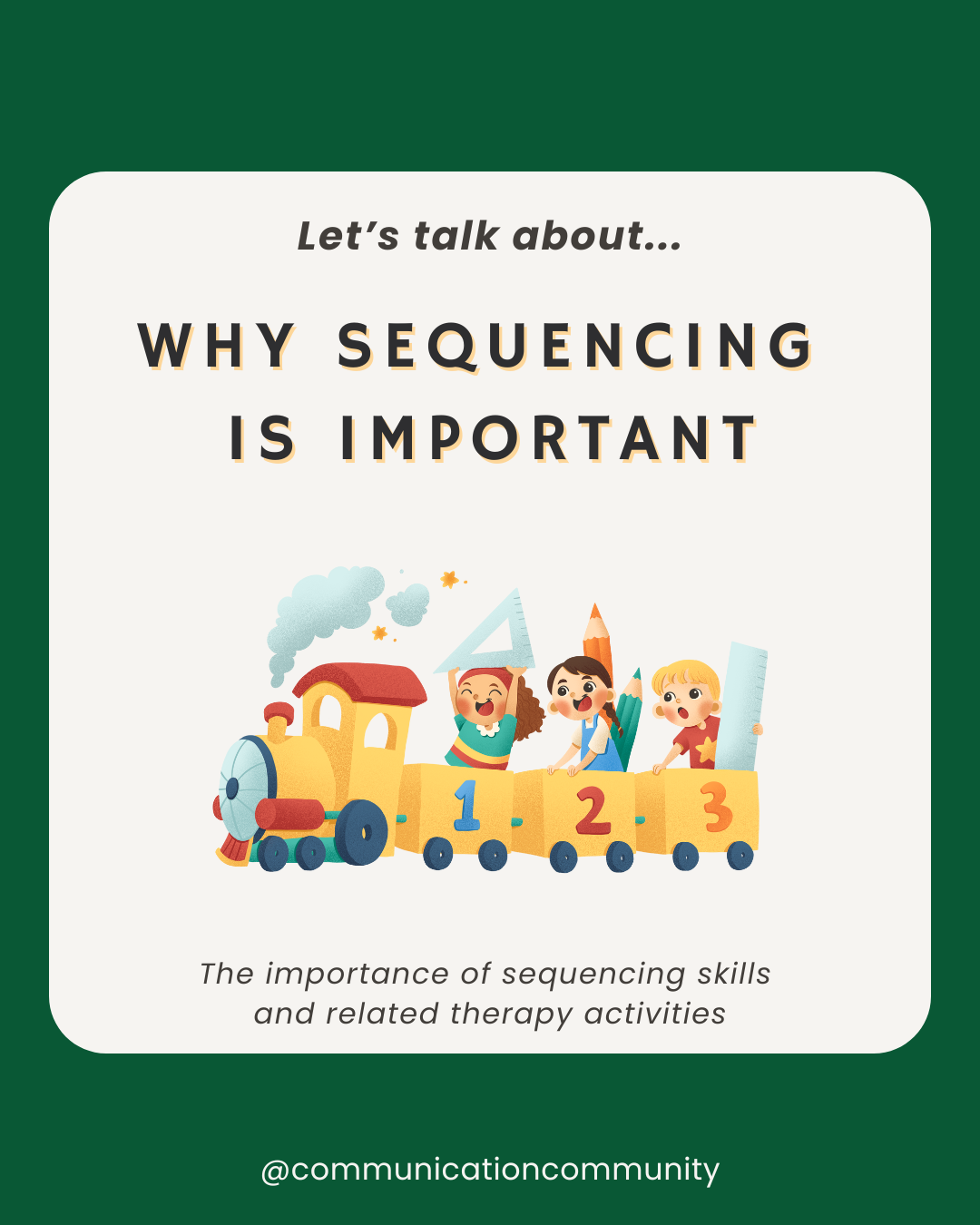 Why is Sequencing Important? Best of Therapy Tools! April 2021