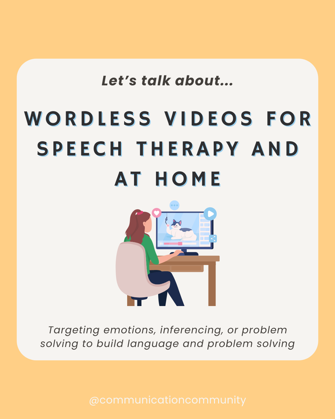 Wordless Videos for Speech Therapy and at Home