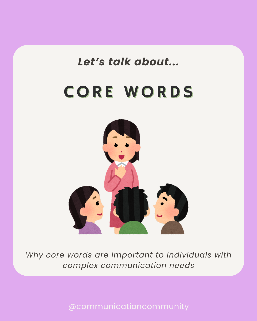 What Are Core Words?