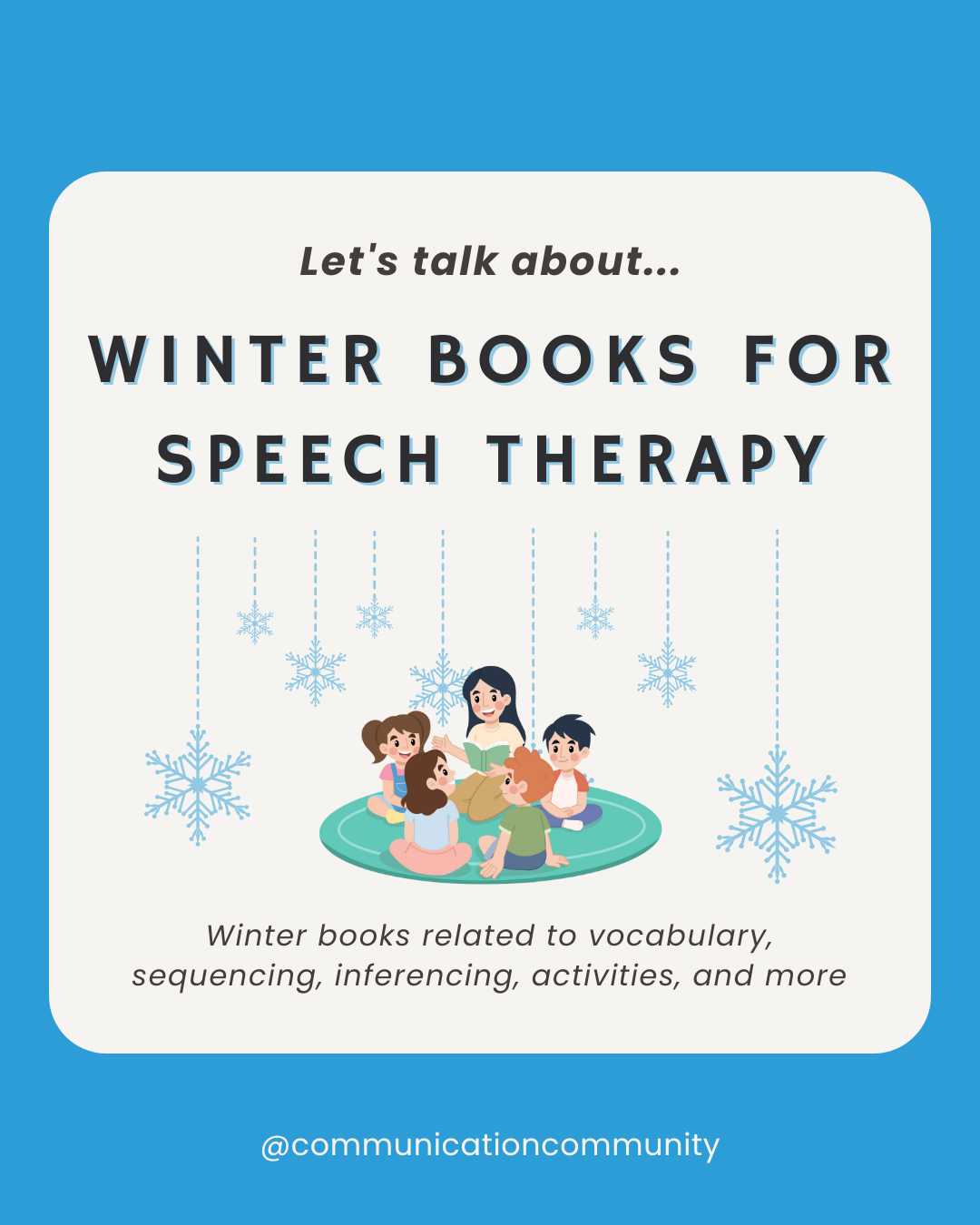 20+ Winter Books for Speech Therapy & How to Use