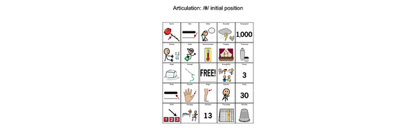 Th Voiceless Initial Position Articulation Bingo Game Free Download