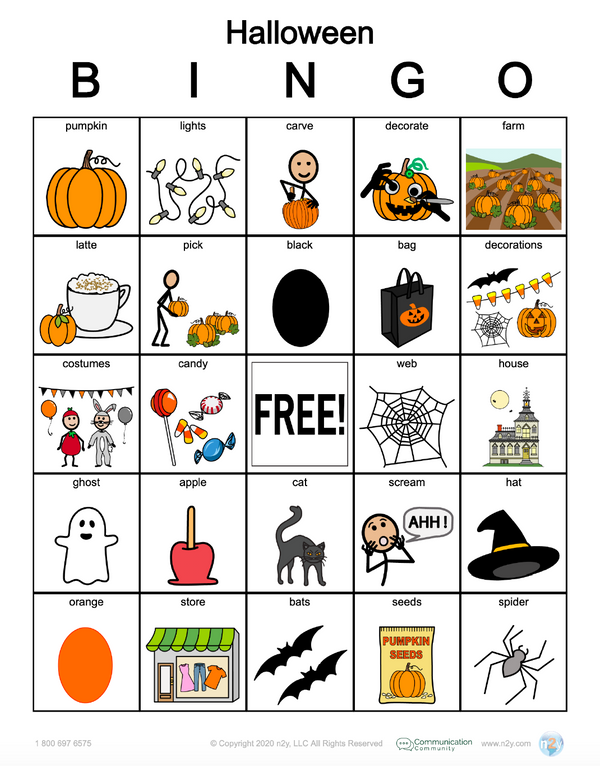 Halloween Bingo Activity - FREE Digital Download